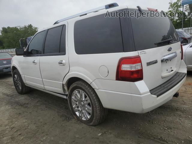 2012 Ford Expedition Limited White vin: 1FMJU1K59CEF04167