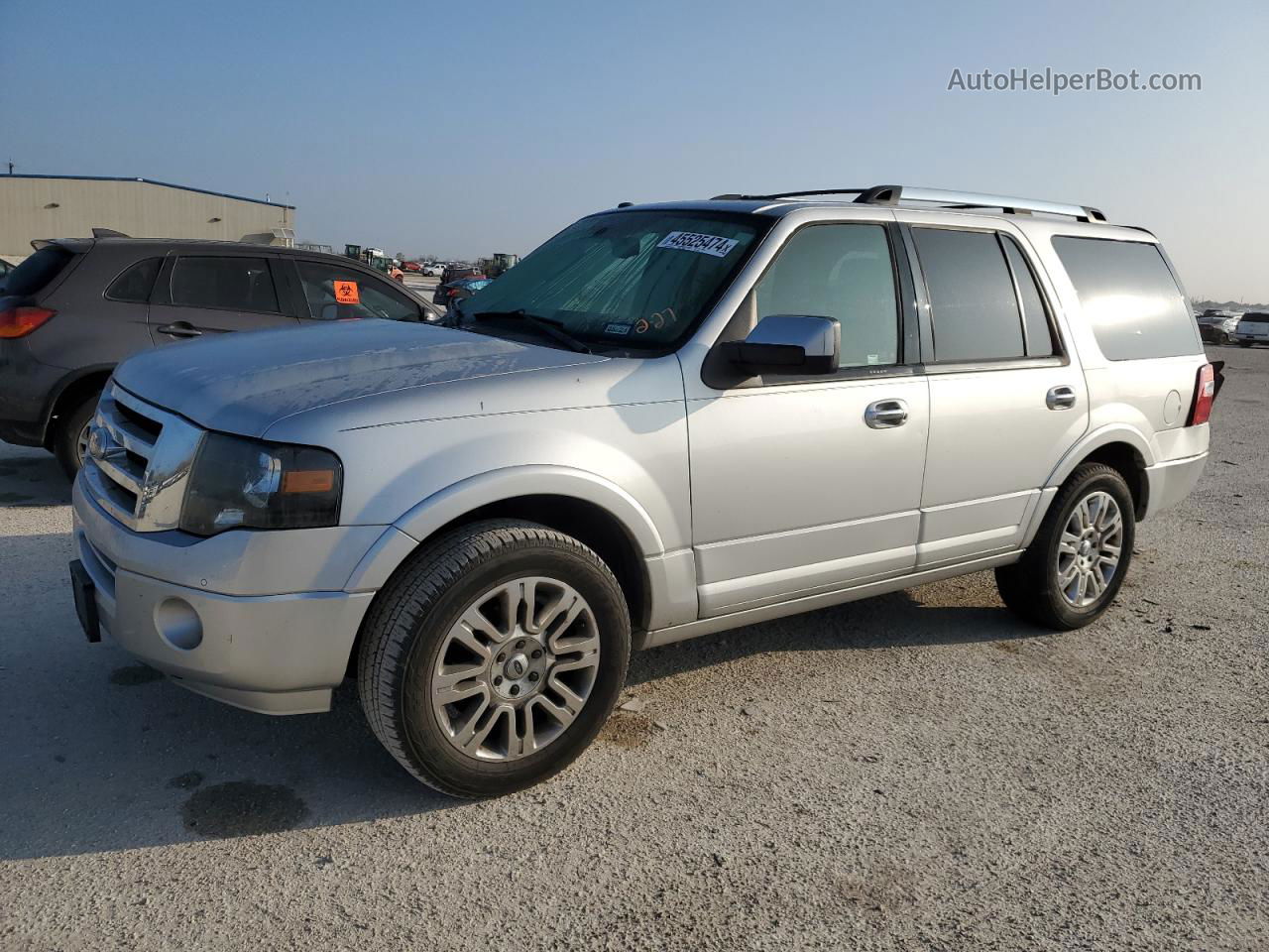 2012 Ford Expedition Limited Silver vin: 1FMJU1K59CEF09904