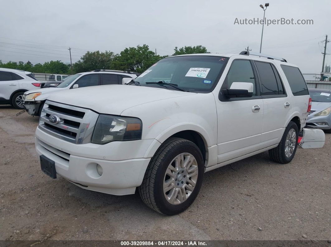 2012 Ford Expedition Limited Белый vin: 1FMJU1K5XCEF63986