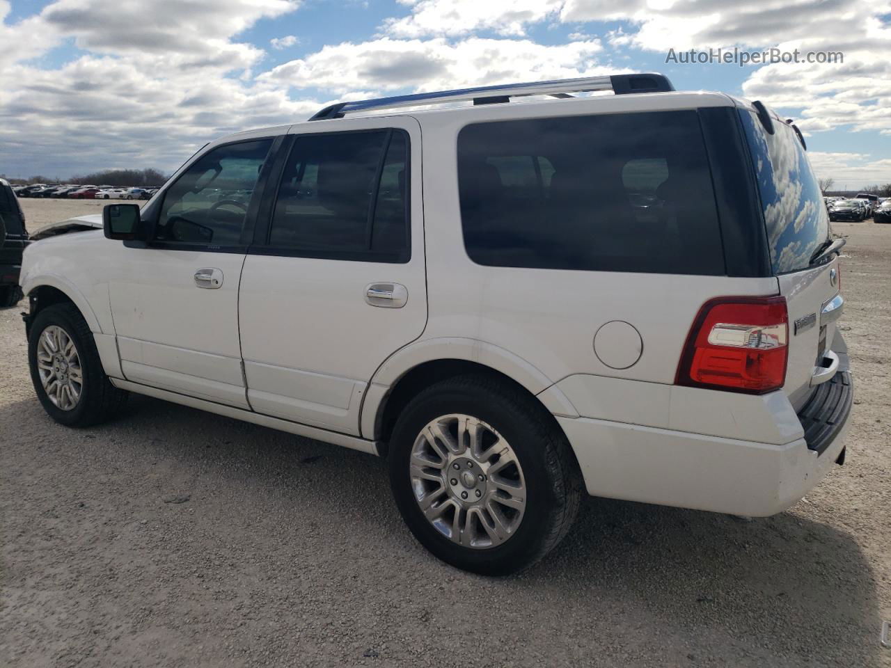 2012 Ford Expedition Limited White vin: 1FMJU1K5XCEF68265