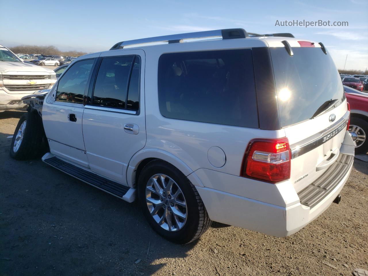 2016 Ford Expedition Limited White vin: 1FMJU1KT0GEF08936