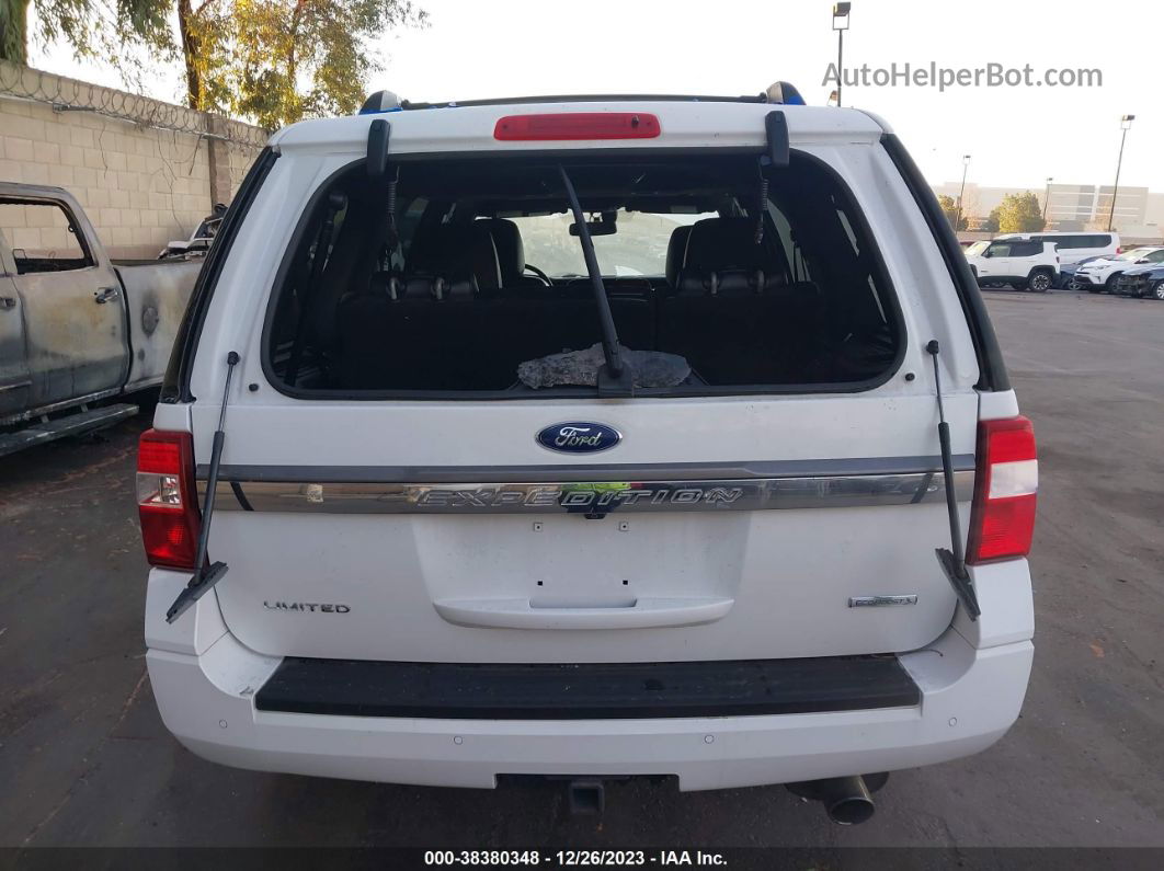 2016 Ford Expedition Limited Белый vin: 1FMJU1KT0GEF49440