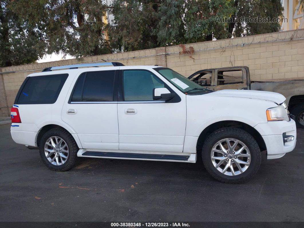 2016 Ford Expedition Limited White vin: 1FMJU1KT0GEF49440