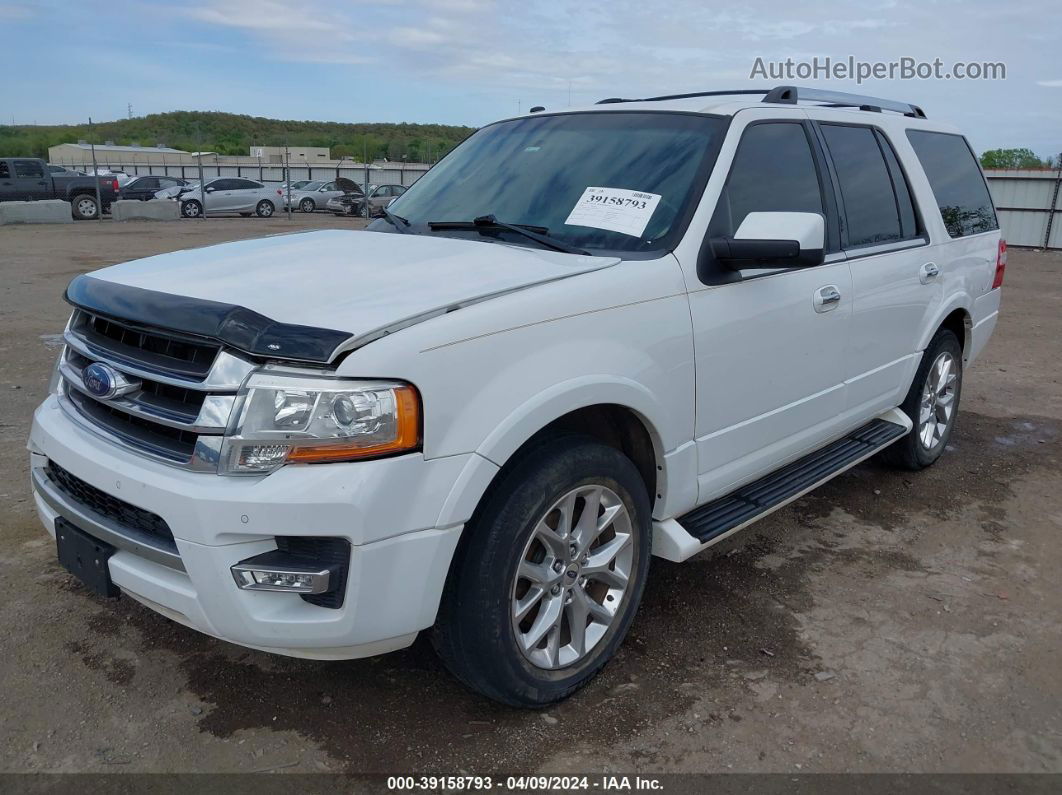 2016 Ford Expedition Limited White vin: 1FMJU1KT1GEF31867