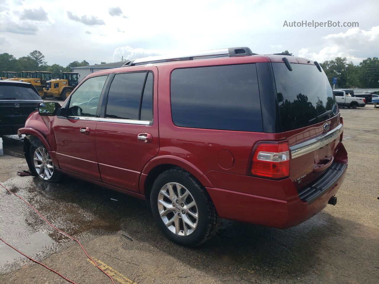 2017 Ford Expedition Limited Red vin: 1FMJU1KT1HEA20449