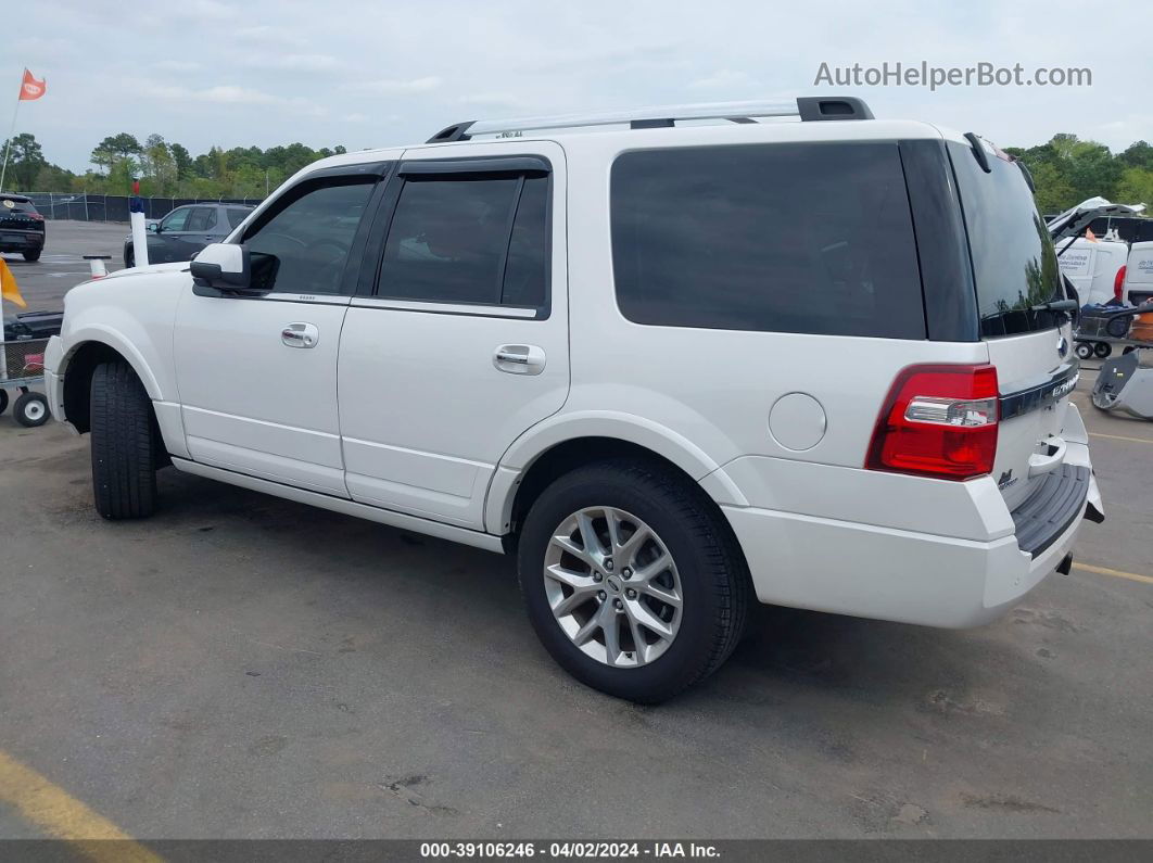 2017 Ford Expedition Limited White vin: 1FMJU1KT1HEA56805