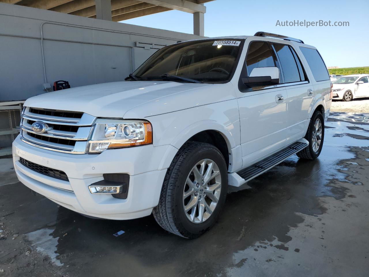 2017 Ford Expedition Limited White vin: 1FMJU1KT1HEA70266