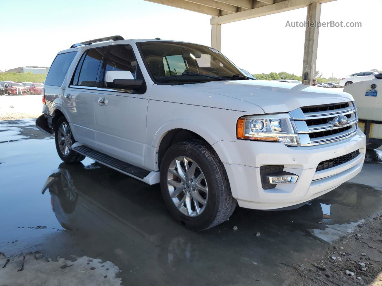 2017 Ford Expedition Limited White vin: 1FMJU1KT1HEA70266