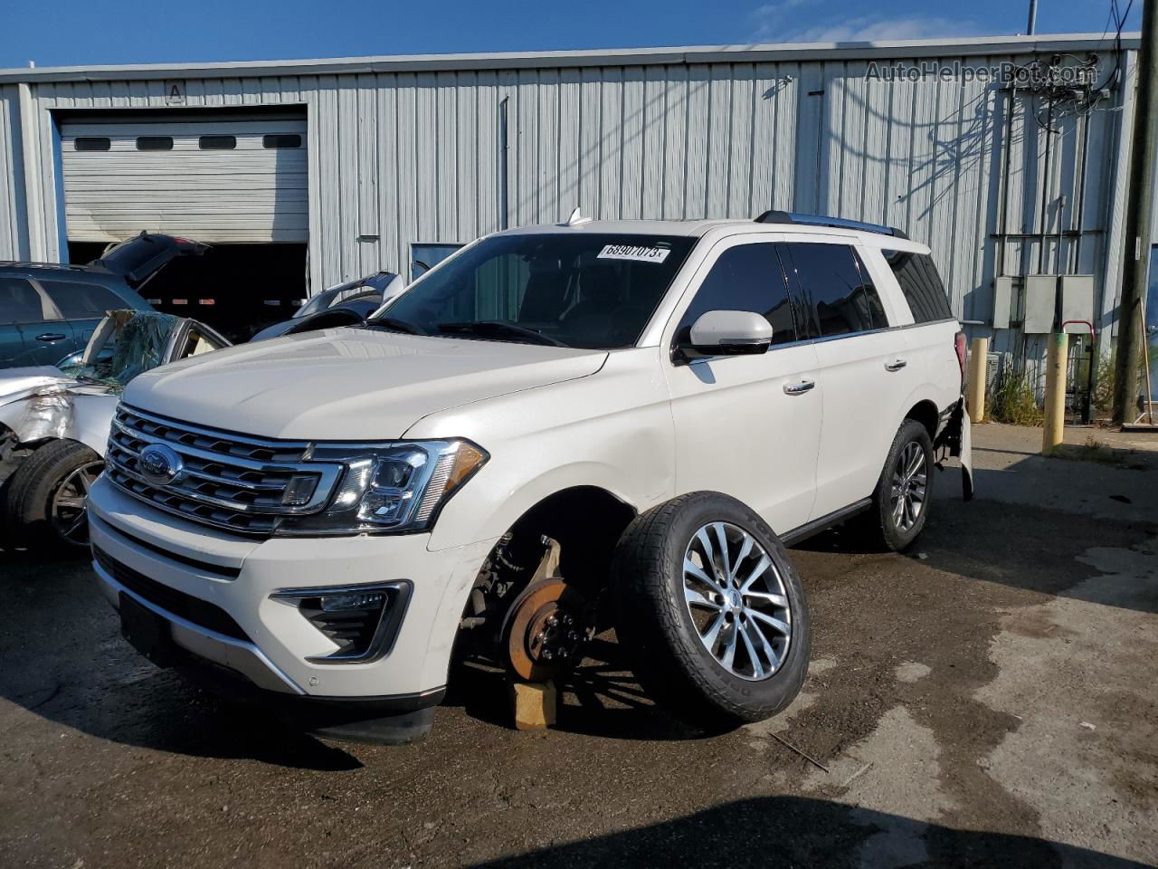 2018 Ford Expedition Limited White vin: 1FMJU1KT1JEA16892