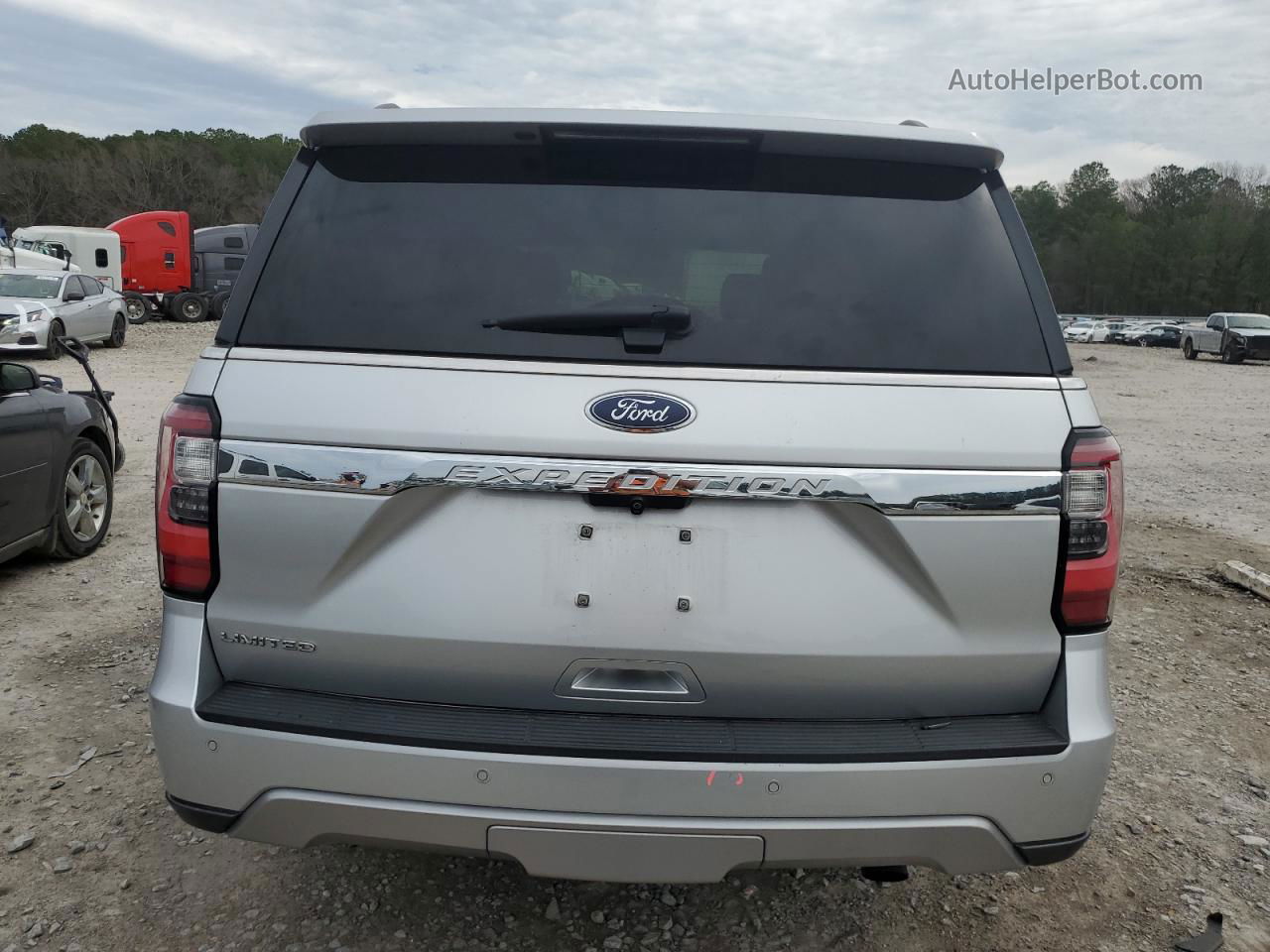 2018 Ford Expedition Limited Silver vin: 1FMJU1KT1JEA52548