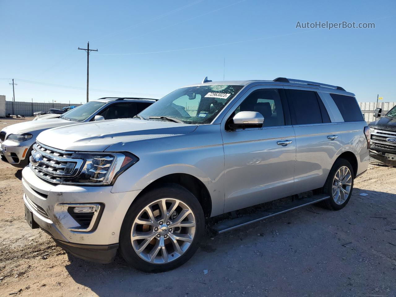 2018 Ford Expedition Limited Silver vin: 1FMJU1KT1JEA60794