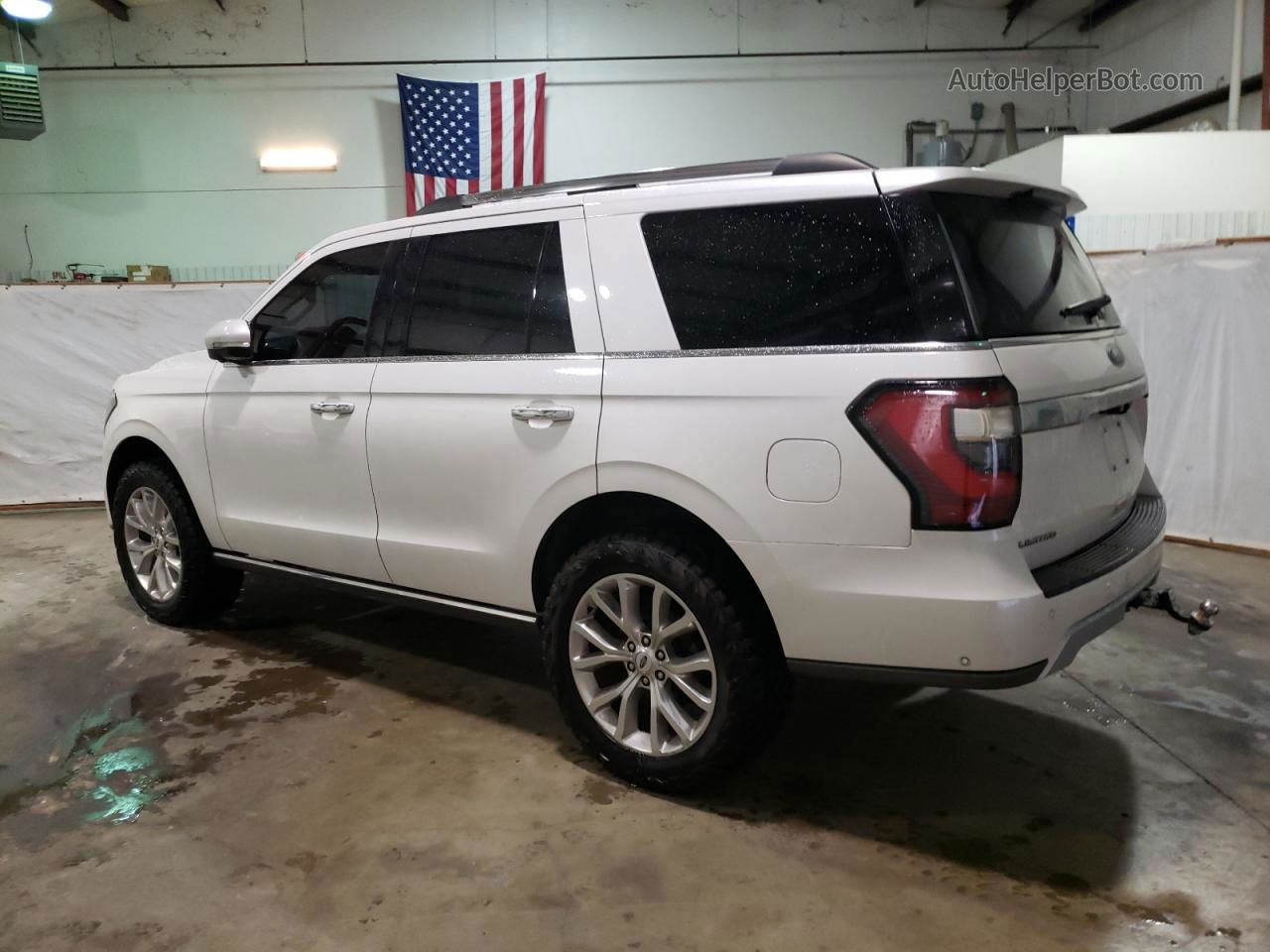 2018 Ford Expedition Limited White vin: 1FMJU1KT1JEA69317