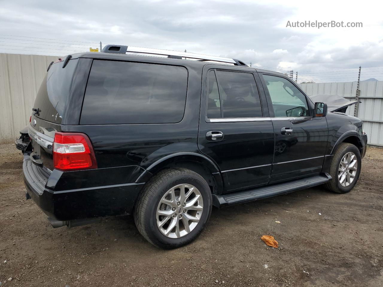 2016 Ford Expedition Limited Black vin: 1FMJU1KT2GEF38861