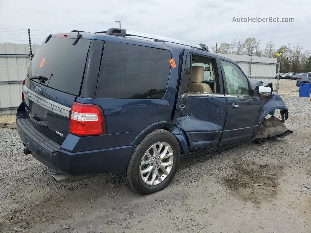 2017 Ford Expedition Limited Blue vin: 1FMJU1KT2HEA00176