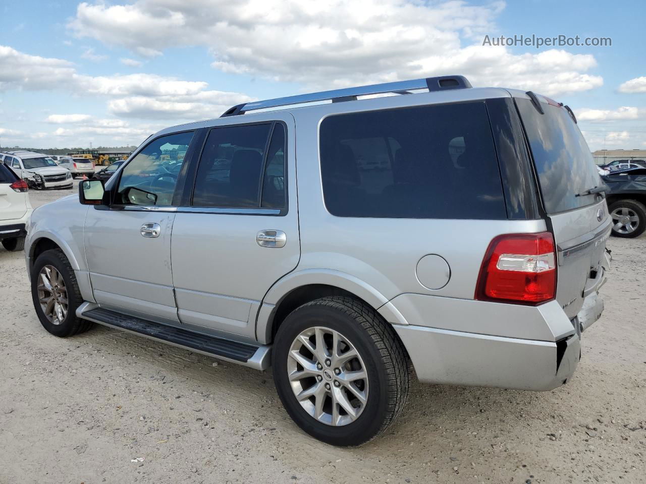 2017 Ford Expedition Limited Silver vin: 1FMJU1KT2HEA16524