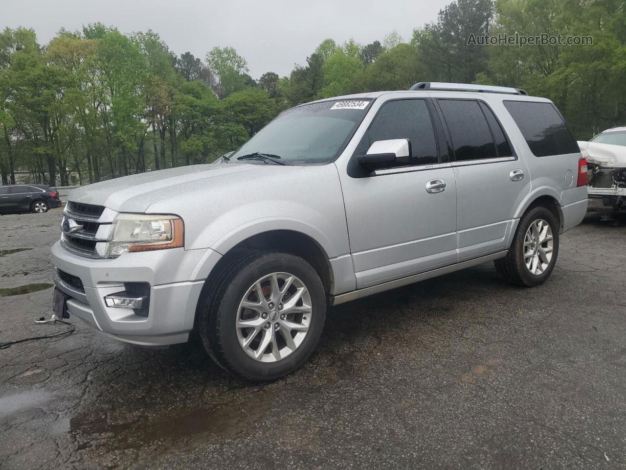 2017 Ford Expedition Limited Silver vin: 1FMJU1KT2HEA24879