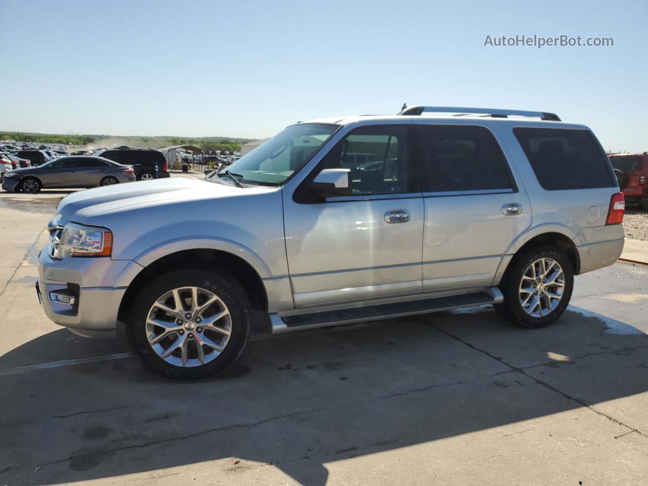 2017 Ford Expedition Limited Silver vin: 1FMJU1KT2HEA49619