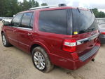 2017 Ford Expedition Limited Maroon vin: 1FMJU1KT2HEA54254