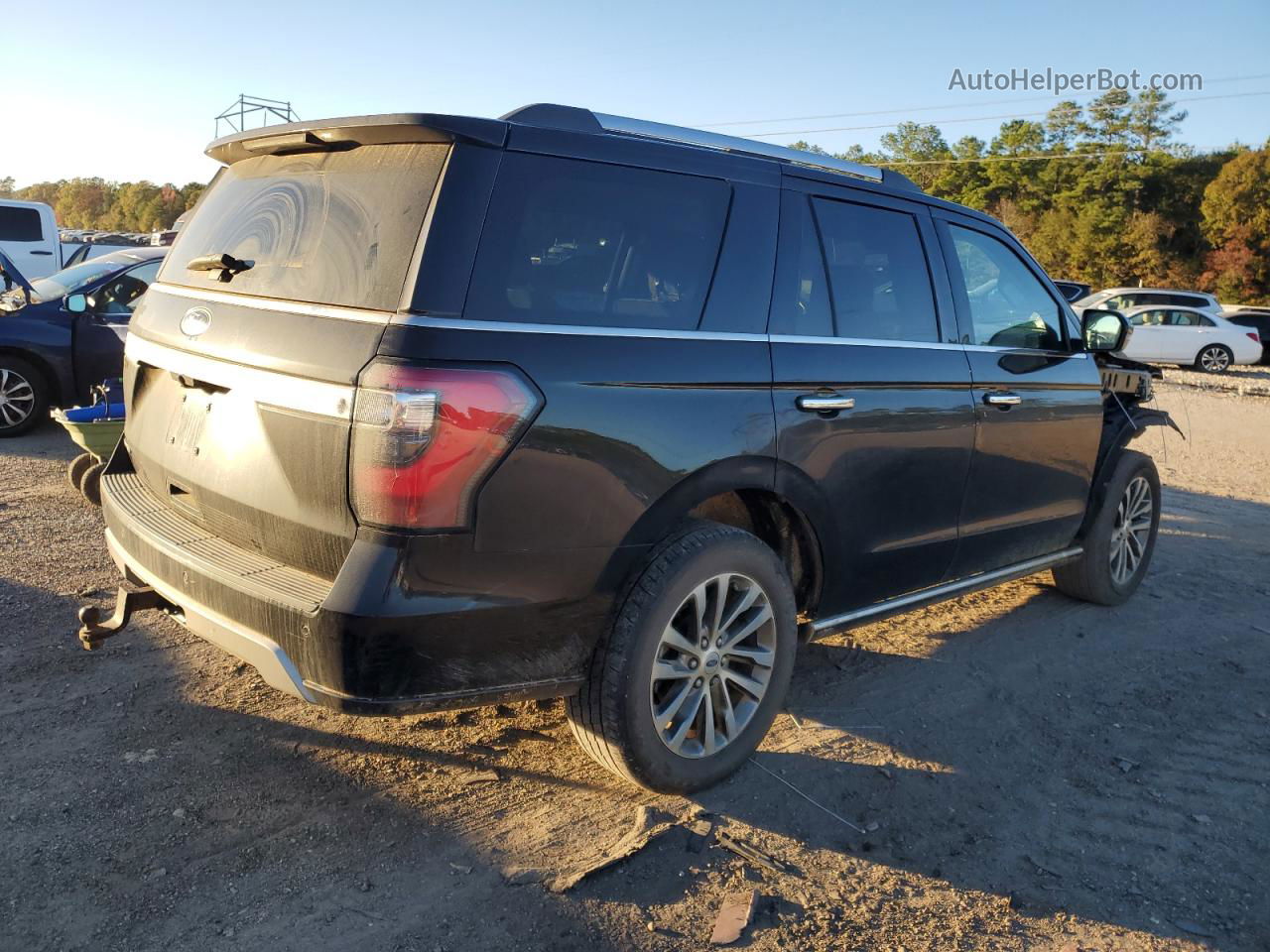 2018 Ford Expedition Limited Black vin: 1FMJU1KT2JEA36763