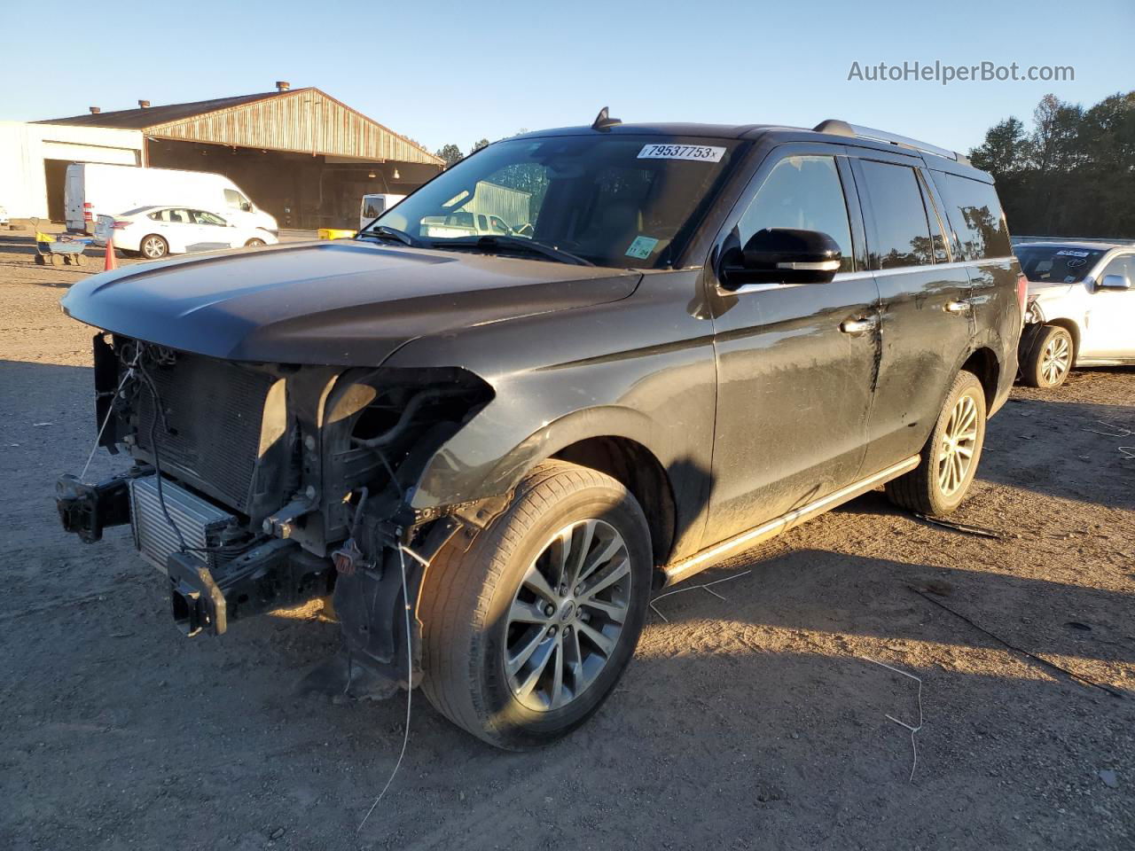 2018 Ford Expedition Limited Black vin: 1FMJU1KT2JEA36763