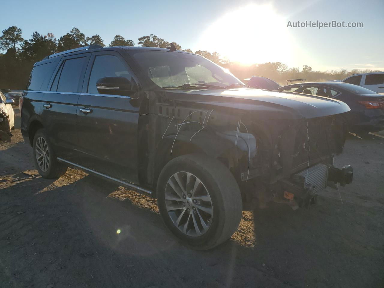 2018 Ford Expedition Limited Черный vin: 1FMJU1KT2JEA36763