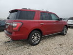 2018 Ford Expedition Limited Burgundy vin: 1FMJU1KT2JEA71822