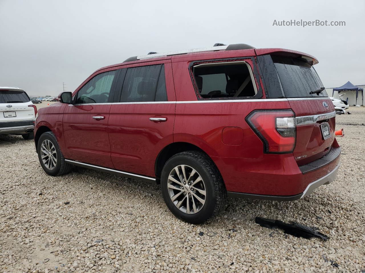 2018 Ford Expedition Limited Burgundy vin: 1FMJU1KT2JEA71822