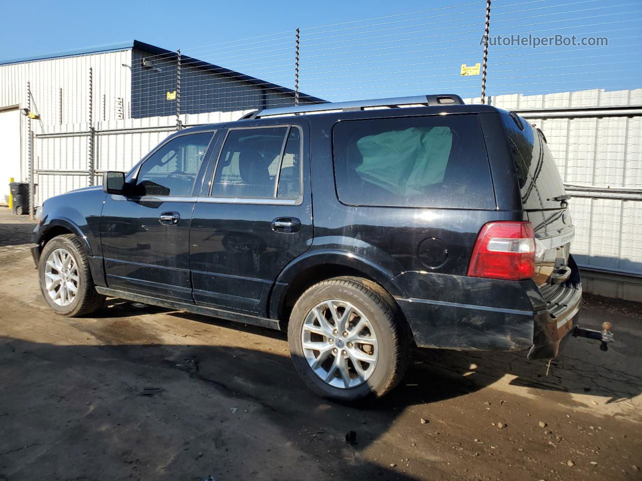 2016 Ford Expedition Limited Black vin: 1FMJU1KT3GEF42014