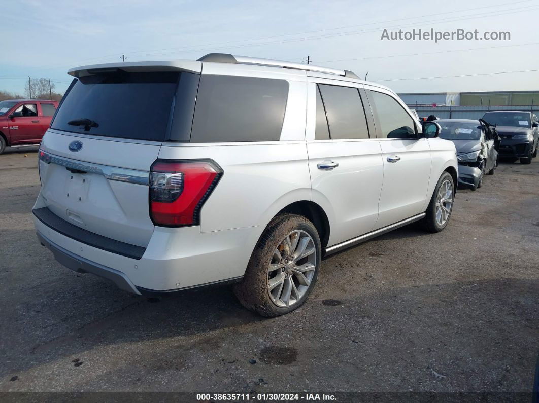 2018 Ford Expedition Limited White vin: 1FMJU1KT3JEA36660