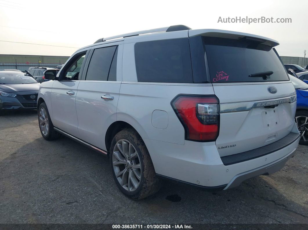 2018 Ford Expedition Limited White vin: 1FMJU1KT3JEA36660