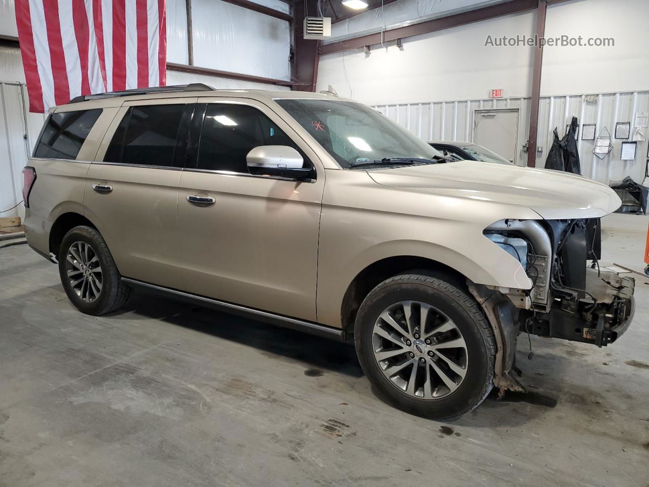 2018 Ford Expedition Limited Beige vin: 1FMJU1KT3JEA45326