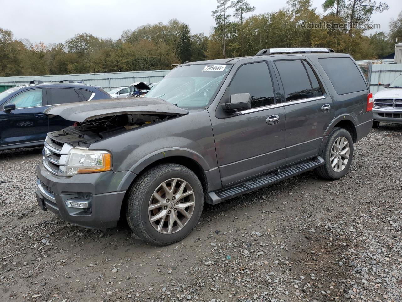 2016 Ford Expedition Limited Gray vin: 1FMJU1KT4GEF44922