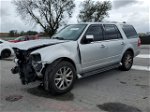 2017 Ford Expedition Limited Silver vin: 1FMJU1KT4HEA07758