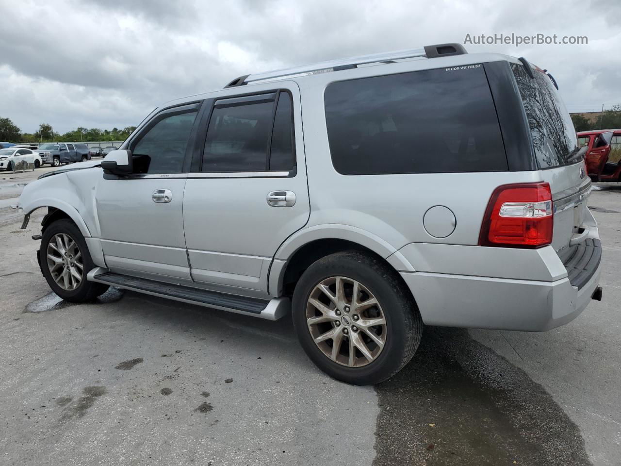 2017 Ford Expedition Limited Silver vin: 1FMJU1KT4HEA07758