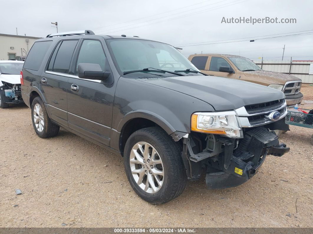 2017 Ford Expedition Limited Gray vin: 1FMJU1KT4HEA18890