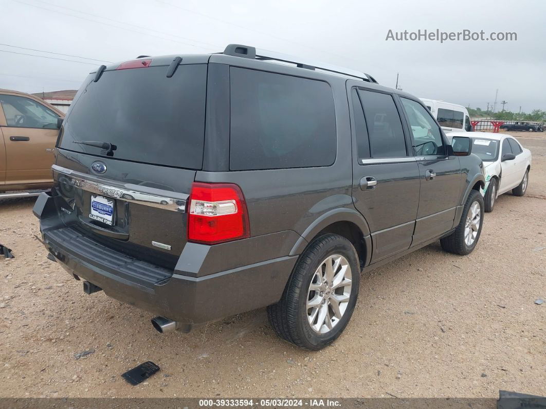 2017 Ford Expedition Limited Gray vin: 1FMJU1KT4HEA18890