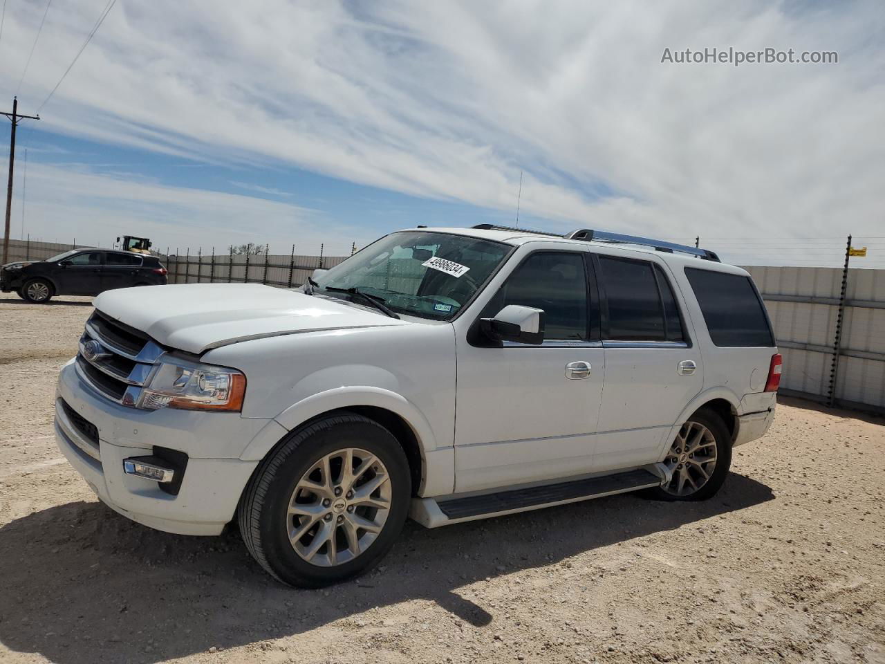 2017 Ford Expedition Limited White vin: 1FMJU1KT4HEA66468