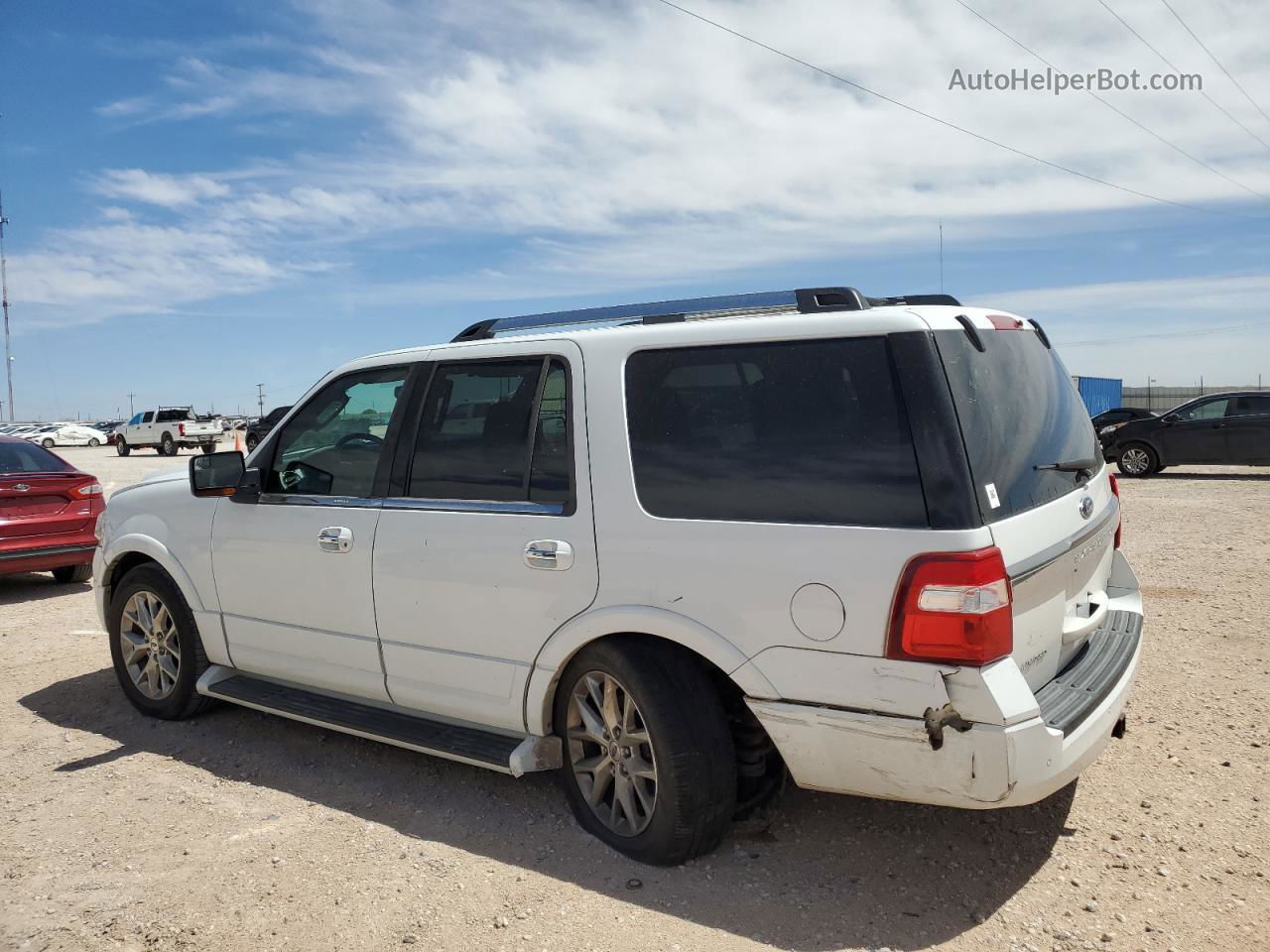 2017 Ford Expedition Limited Белый vin: 1FMJU1KT4HEA66468