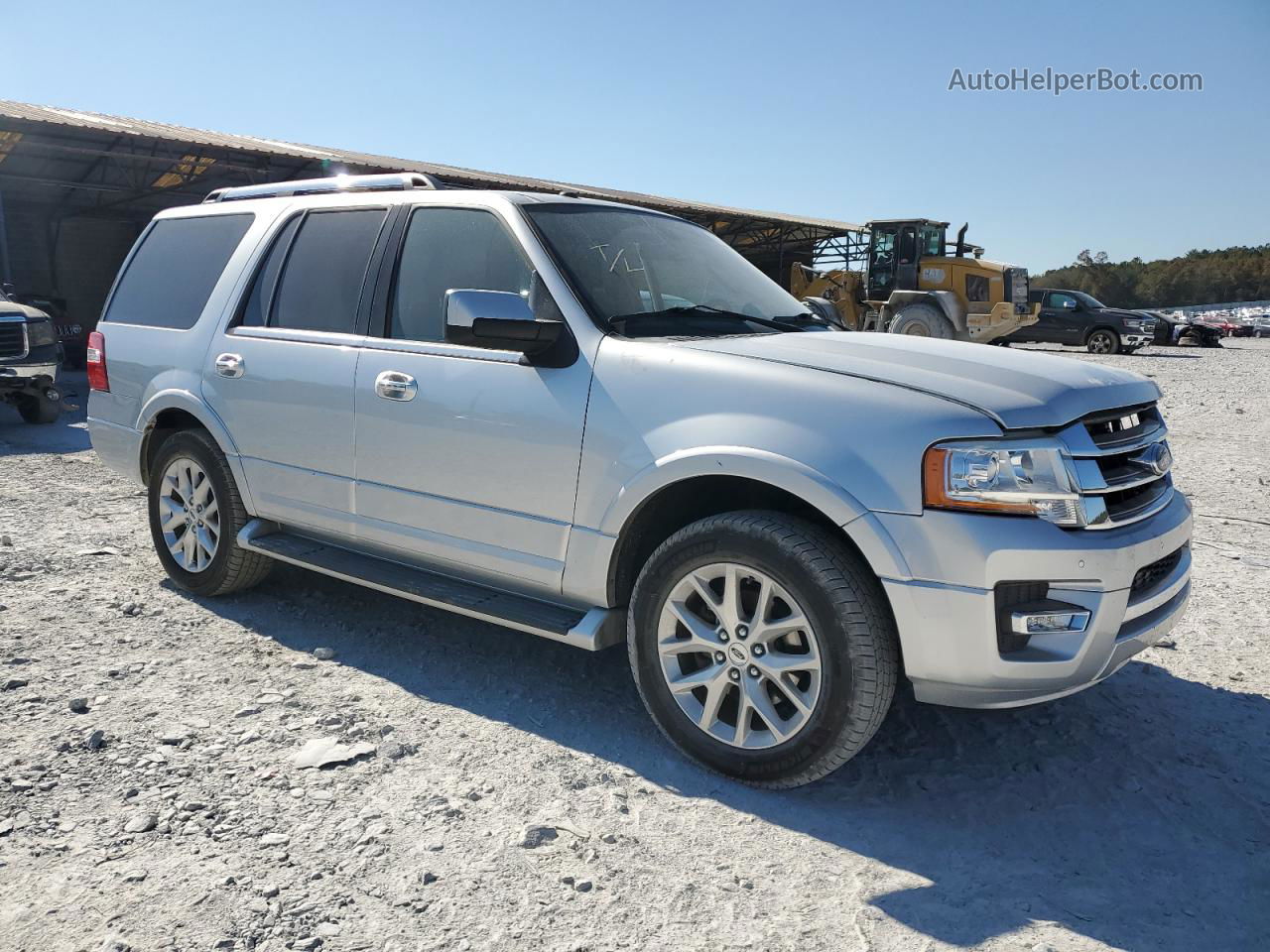 2017 Ford Expedition Limited Silver vin: 1FMJU1KT4HEA67734