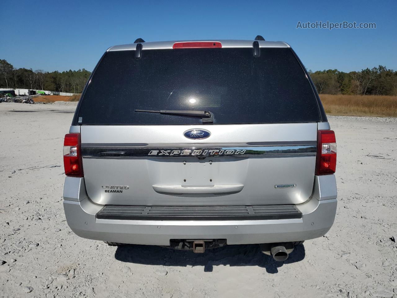 2017 Ford Expedition Limited Silver vin: 1FMJU1KT4HEA67734