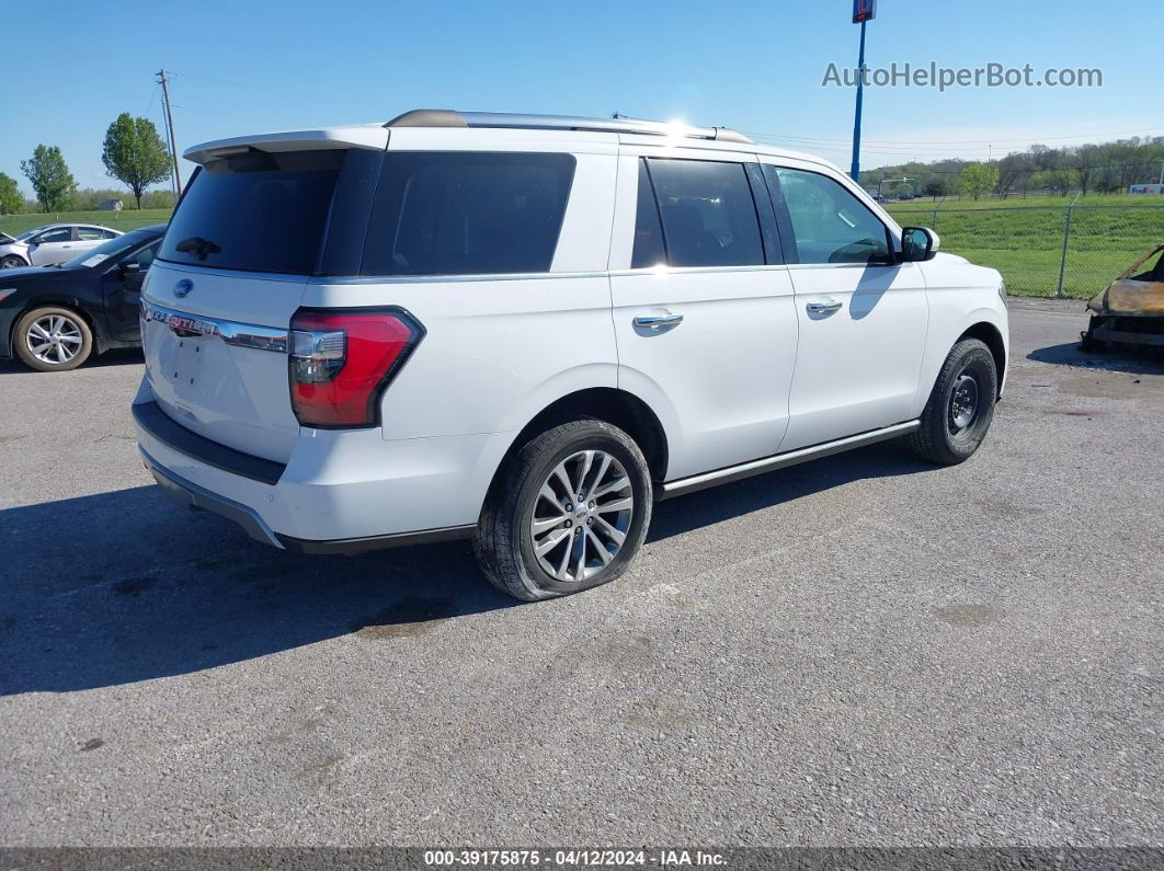 2018 Ford Expedition Limited White vin: 1FMJU1KT4JEA08267