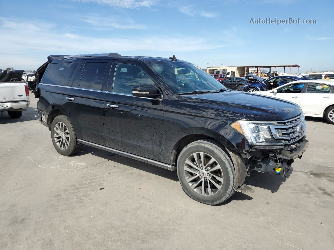 2018 Ford Expedition Limited Black vin: 1FMJU1KT4JEA11038