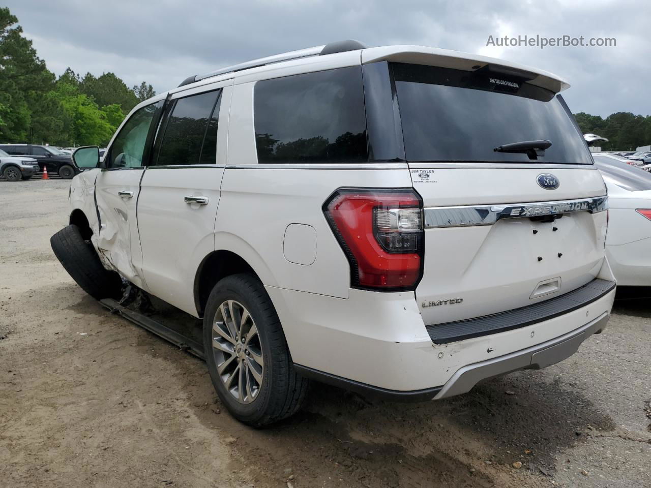 2018 Ford Expedition Limited White vin: 1FMJU1KT4JEA12674