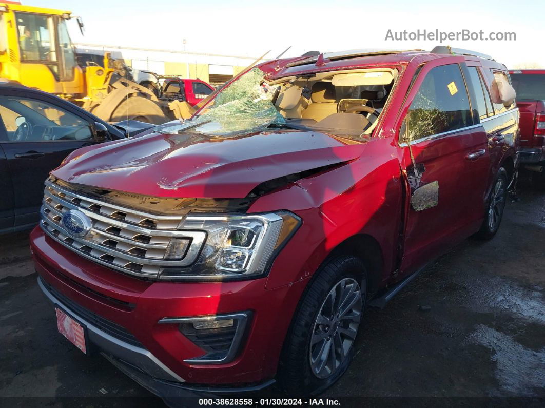 2018 Ford Expedition Limited Red vin: 1FMJU1KT4JEA59042