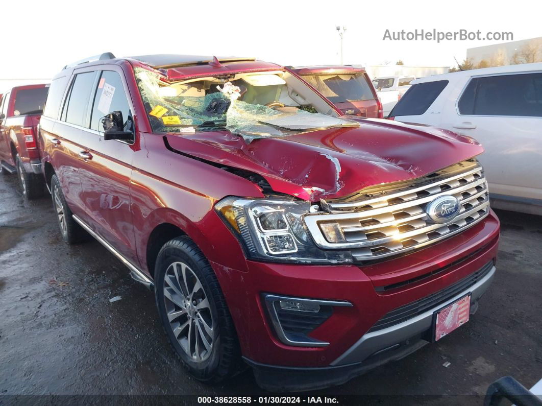 2018 Ford Expedition Limited Red vin: 1FMJU1KT4JEA59042