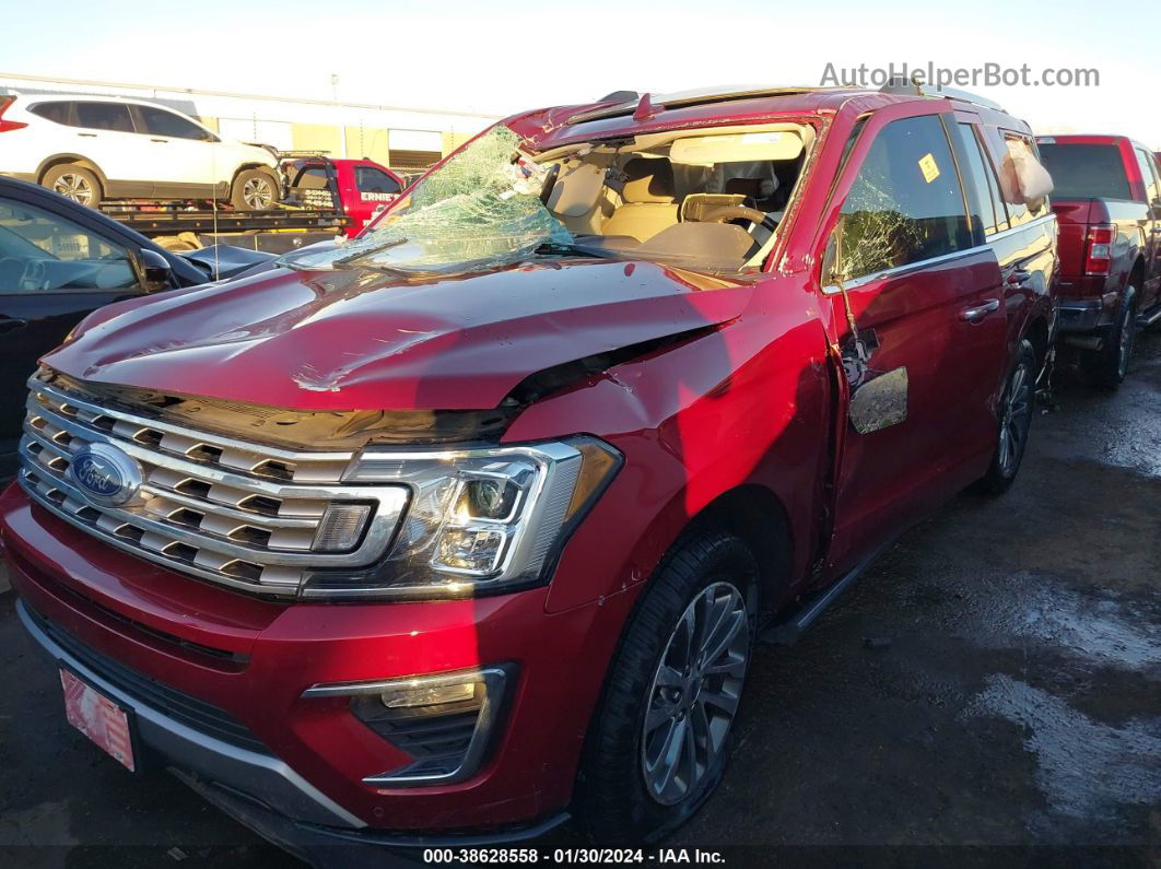 2018 Ford Expedition Limited Red vin: 1FMJU1KT4JEA59042