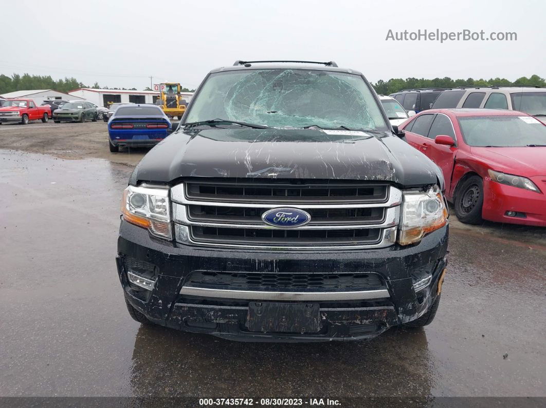 2016 Ford Expedition Limited Black vin: 1FMJU1KT5GEF48803