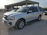 2016 Ford Expedition Limited Silver vin: 1FMJU1KT5GEF53497