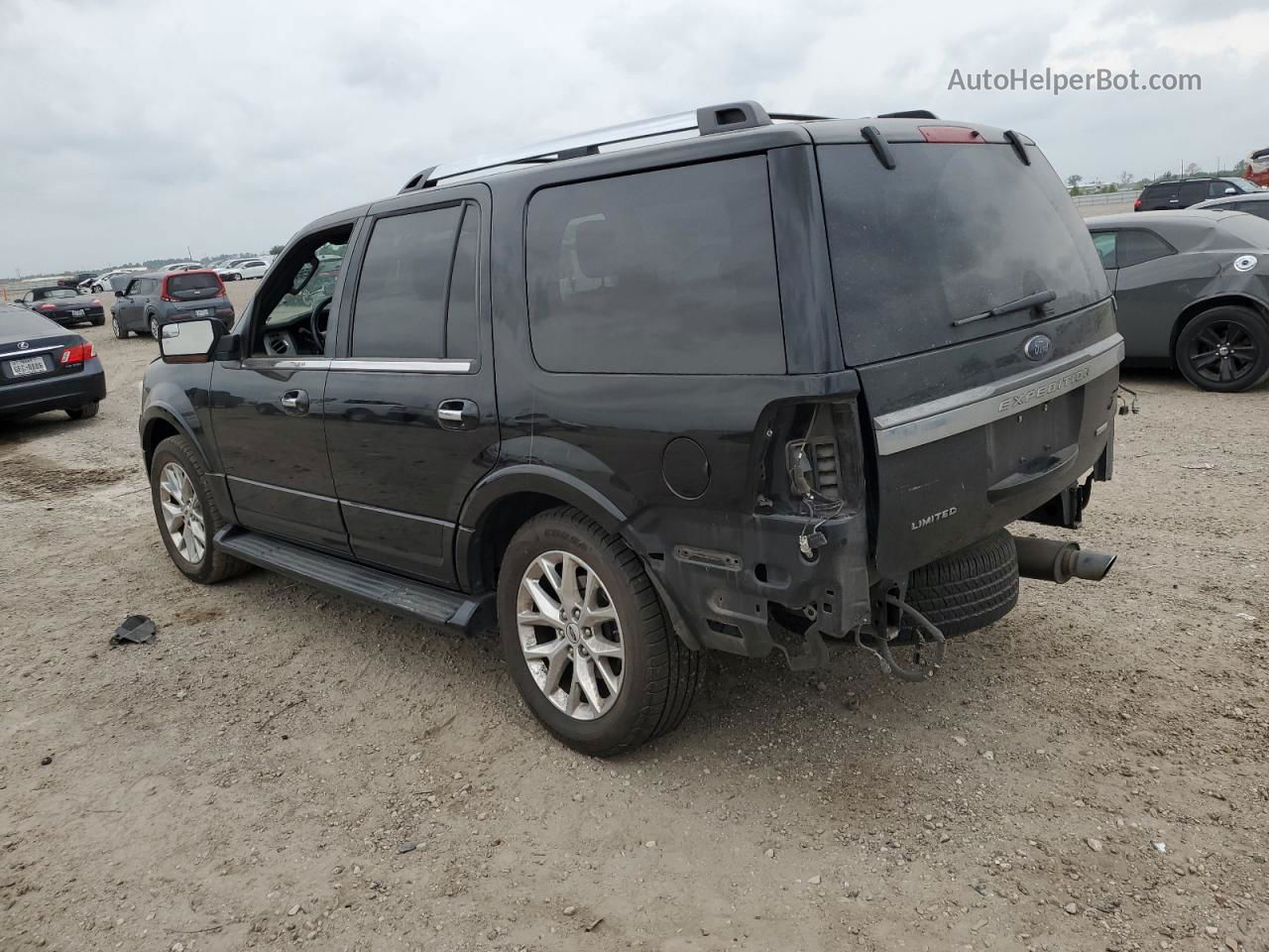 2017 Ford Expedition Limited Black vin: 1FMJU1KT5HEA19479