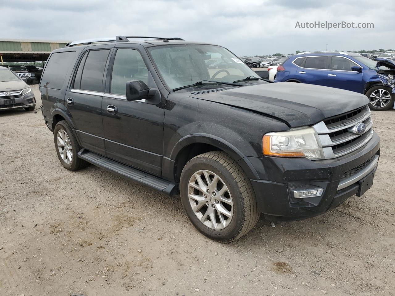 2017 Ford Expedition Limited Black vin: 1FMJU1KT5HEA19479